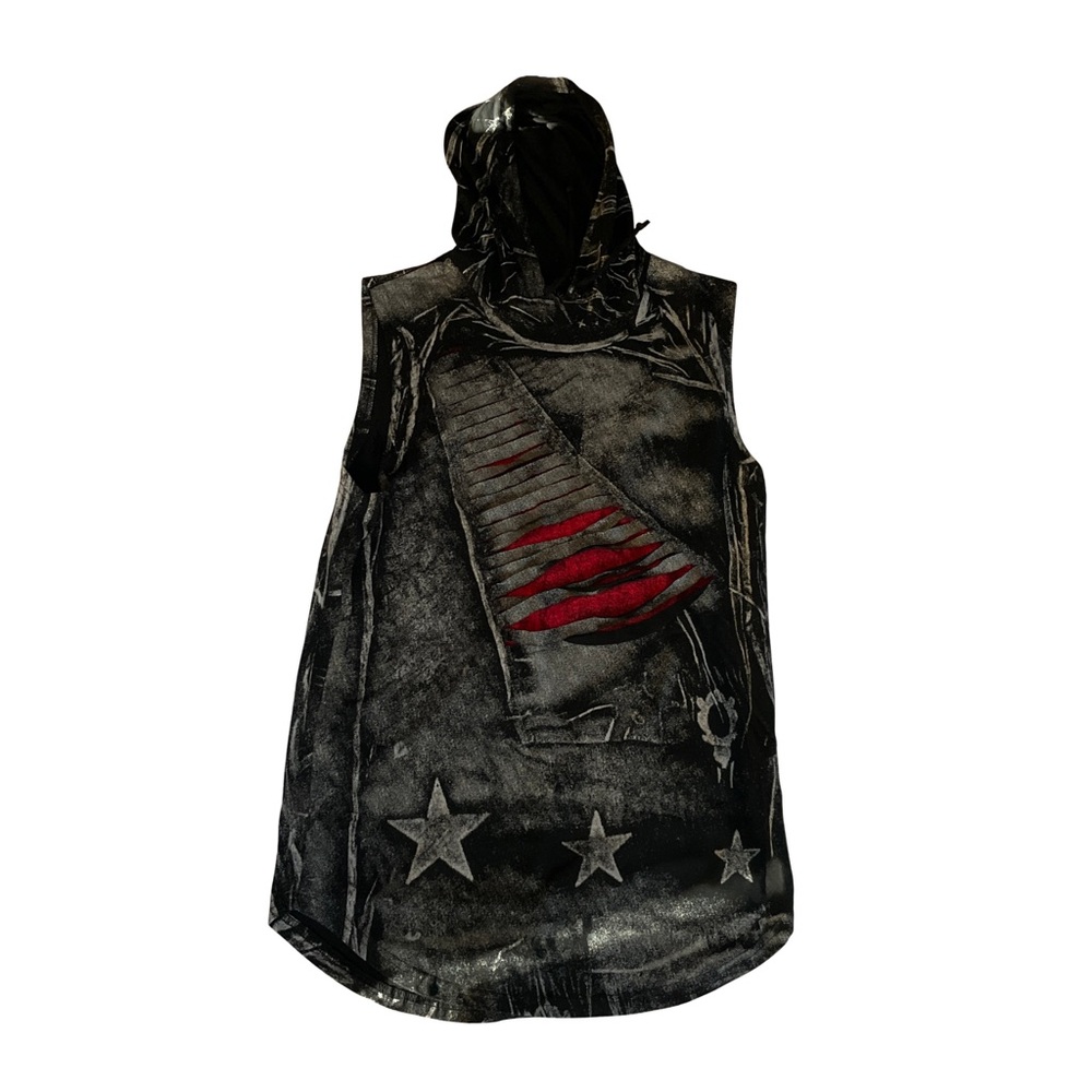 Partisan Monochrome Graphic Hoodie